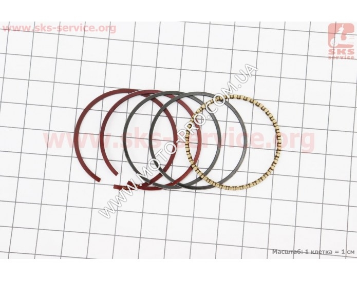 Кільця поршневі 4TSuzuki AD50/LETS 50cc - 39мм STDТайвань (Suzuki AD 50)