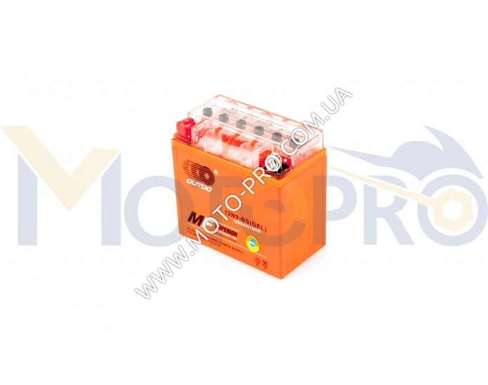 Акумулятор (АКБ) 12V 9А гелевий (136.7x77x134.8, помаранчевий, mod:12N 9-BS) OUTDO (A-1366)
