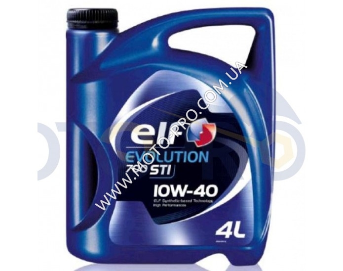 Олія автомобільна, 4л (SAE 10W-40, напівсинтетика) (EVOLUTION, 700 STI) ELF (#GPL)