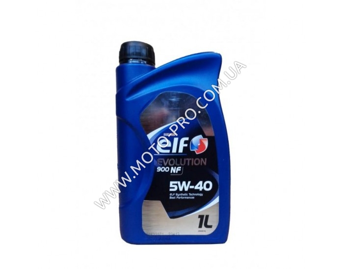 Олія автомобільна, 1л (SAE 5W-40, синтетика, EVOLUTION 900 NF) ELF (#GPL)