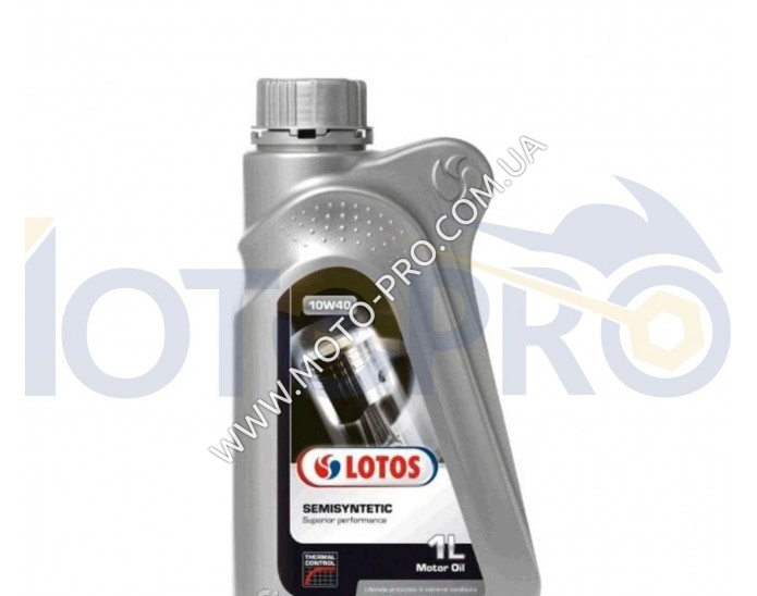 Олія автомобільна, 1л (SAE 10W-40, напівсинтетика, MOTOR SEMISYNTETIC SL/CF) LOTOS (#GPL)