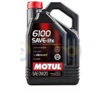 Олія автомобільна, 4л (синтетика, 0W-20, 6100 SAVE-LITE) MOTUL (#108004)