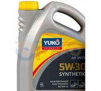 Олія автомобільна, 4л (SAE 5W-30, SUPER SYNTHETIC, API SN/CF, ACEA C3) YUKO