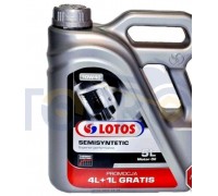 Олія автомобільна, 5л (SAE 10W-40, напівсинтетика, MOTOR SEMISYNTETIC SL/CF) LOTOS (#GPL)