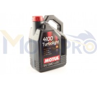 Олія автомобільна, 4л (синтетика, 10W-40, 4100 Turbolight) MOTUL (#100355)