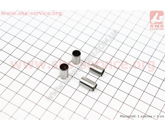 Втулки направляющие цилиндра 8*12 - 8*14 (внутри 7мм) к-кт 4шт