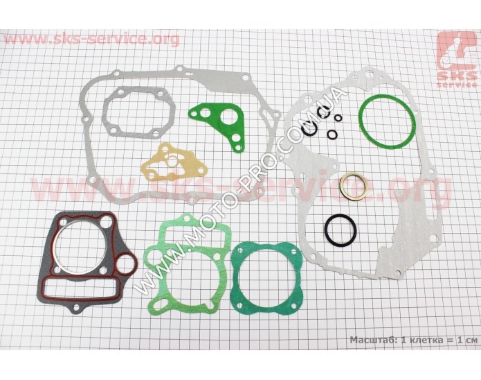 Прокладки двигателя к-кт 110cc (318204)
