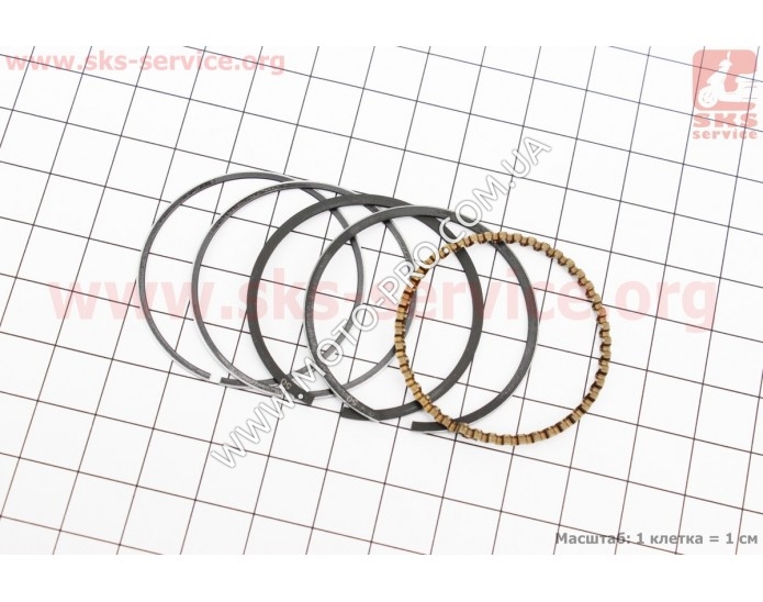 Кільця поршневі 150сс 57,4 мм +0,50
