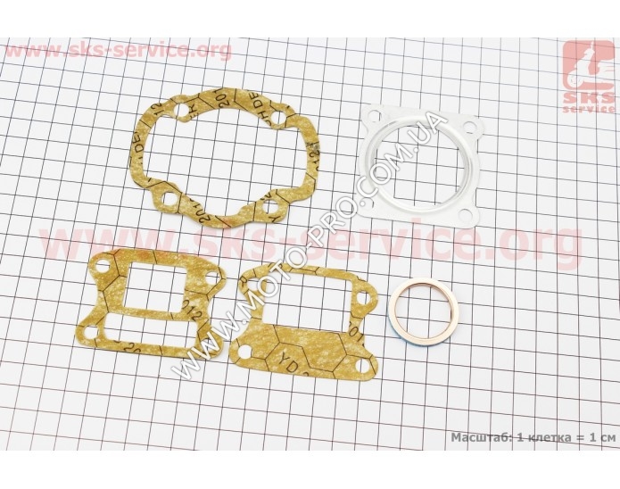 Прокладки поршневой к-кт Honda DIO 65 - 43mm, Тайвань (339778)