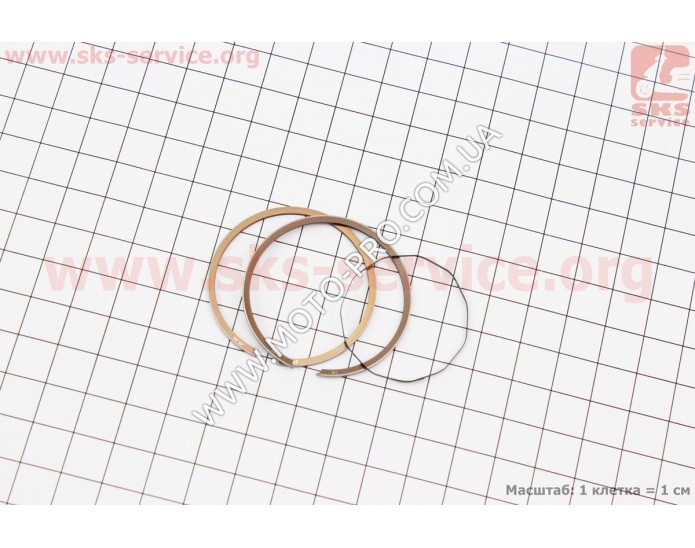 Перстневі кільця Honda DIO ZX50 40мм +0,50 (обіднені)