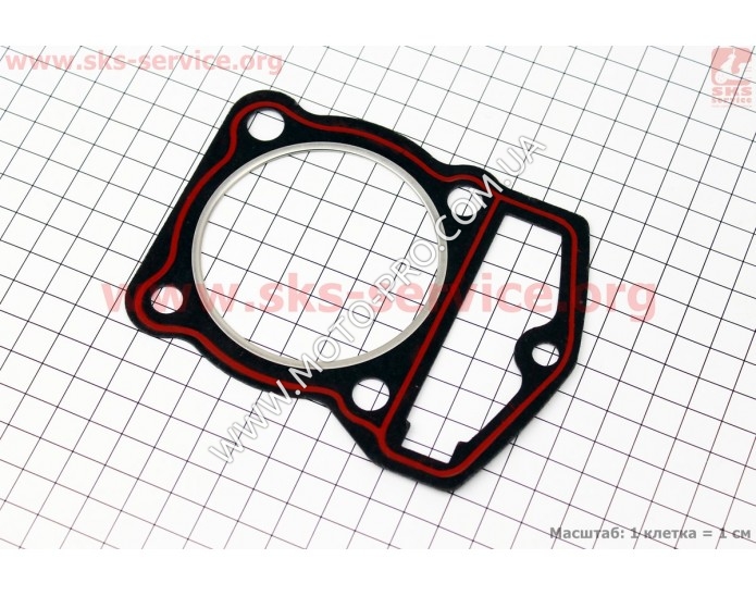 Прокладка головки цилиндра CB-250сс 65,5-69мм (321411)