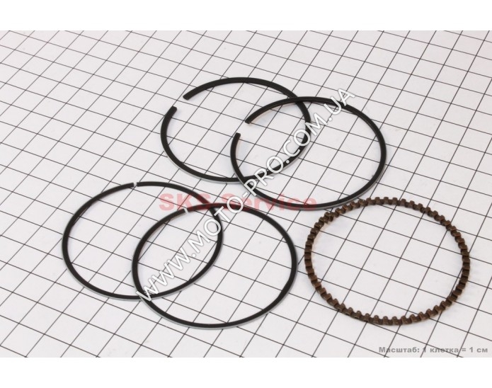Кільця поршневі СВ125сс 56,5мм STD