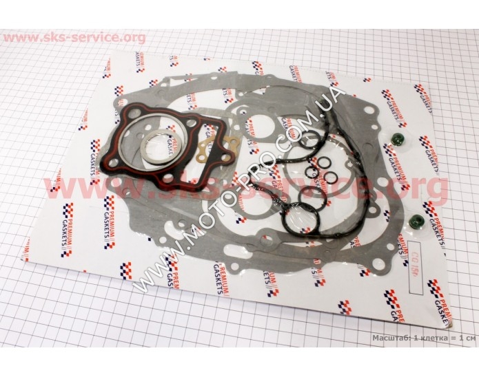 Прокладка двигуна к-кт 150сс-62mm (326100)