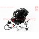 Двигун мотоциклетний у зборі CGT-175cc (водяне охолодження) + карбюратор, комутатор, котушка запалювання, реле: стартера, напруги