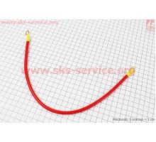ПРОВОД АКБ 380мм (на клему) КРАСНЫЙ