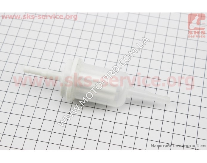 Фільтр паливний прозорий великий (поліпропілен) (337503)