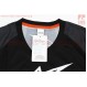 Футболка (Джерсі) для чоловіків M - (Polyester 100%), довгі рукави, вільний крій, чорно-сіра, НЕ оригінал