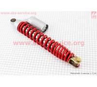 Амортизатор задний GY6 - 345мм*d53мм (втулка 10мм / вилка 8мм), красный