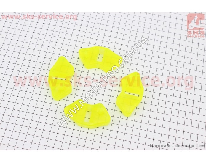 Демпферная резинка заднего колеса (к-кт 4шт) "СИЛИКОН"