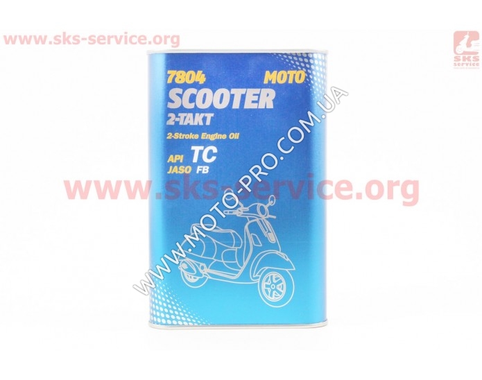 Масло 2T - синтетическое для мототехники "SCOOTER", 1L