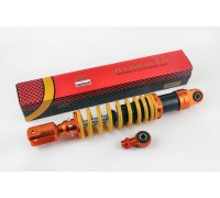 Амортизатор універсальний (+ перехідник) 350mm, тюнінговий (оранжево-жовтий) NDT