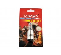Лампа BA20D (2 вуса) 12V 35W/35W (біла, висока) (блістер) TAKAWA