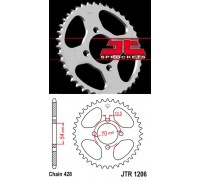 Зірка трансмісії (задня) Delta, Honda CBR125 428-42T JT SPROCKETS #JTR1206.42