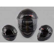 Шлем-интеграл (mod:385/396) (size:XL, черный, солнцезащ...
