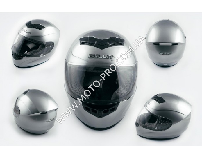 Шлем-интеграл (mod:Q1) (size:L, серый) BULLIT