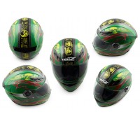 Шлем-интеграл (mod:OP02) (size:XL, зеленый) HONZ