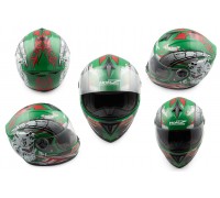 Шлем-интеграл (mod:OP01) (size:M, зеленый) HONZ