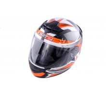 Шлем-интеграл (mod:FF352) (size:XXL, черно-оранжевый, R...