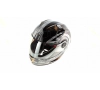 Шлем-интеграл (mod:B-500) (size:M, черно-серый) BEON