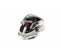 Шлем-интеграл (mod:B-500) (size:M, черно-белый) BEON