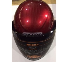 Шлем открытый (mod:210) (size:L, красный, +тонированный...