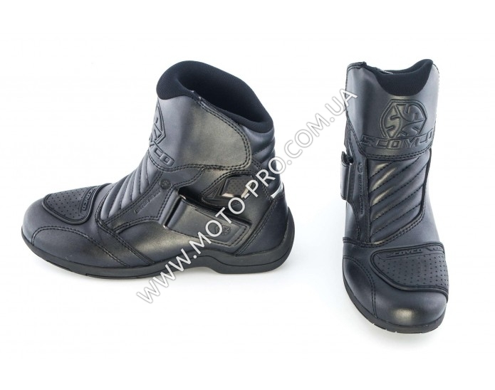 Ботинки SCOYCO (черные с липучкой, size:41)