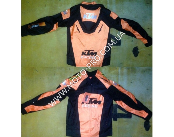 Мотокуртка KTM (текстиль) ( size:M, черно-оранжевая)
