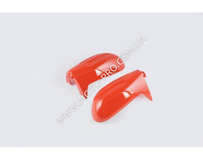 Пластик Zongshen GRAND PRIX пара на кермо (захист рук) (червоний) KOMATCU