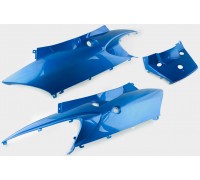 Пластик Zongshen F1, F50 задняя боковая пара (синий) KOMATCU