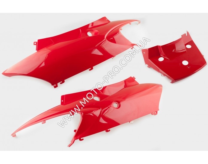 Пластик   Zongshen F1, F50   задняя боковая пара   (красный)   KOMATCU