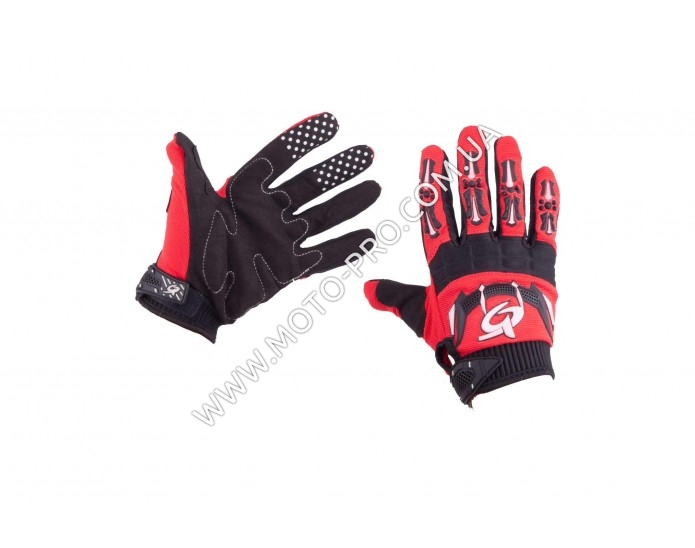 Перчатки RG (size:L, красно-черные)