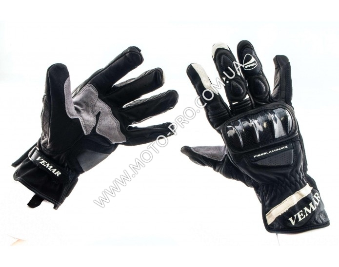 Перчатки(черно-белые, size M) VEMAR