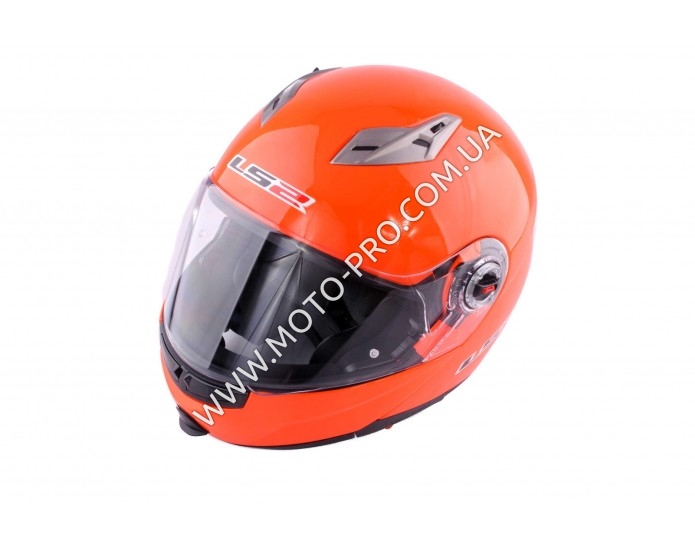 Шлем трансформер (size:L, оранжевый + солнцезащитные очки) LS-2