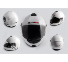 Шлем трансформер (size:L, белый, + солнцезащитные очки)...