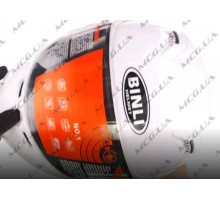 Шлем трансформер (mod:688) (size:XL, белый, солнцезащит...
