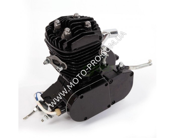 Двигатель Веломотор (80cc, голый) (черный) EVO