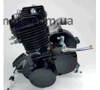 Двигатель Веломотор (80cc, голый, + стартер) (черный) EVO