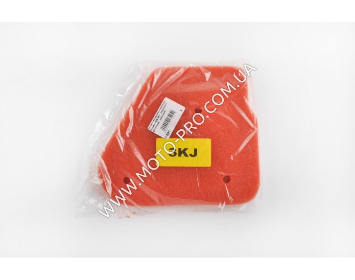 Элемент воздушного фильтра   Yamaha JOG 3KJ   (поролон с пропиткой)   (красный)   AS (V-591)