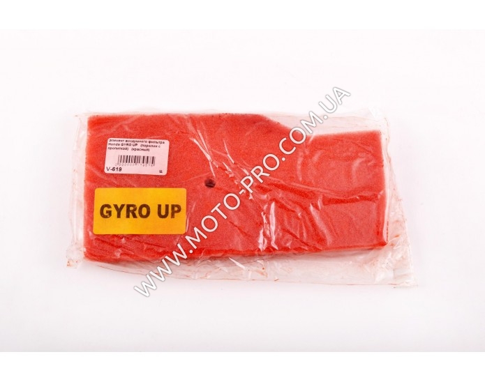 Елемент повітряного фільтра Honda GYRO UP (поролон із просоченням) (червоний) AS (V-619)