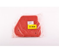 Элемент воздушного фильтра Yamaha JOG 5KN (поролон с пропиткой) (красный) AS